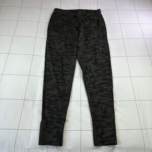 Alphalete Pants Mens Large Green Camouflage Jogger Athletic Tapered Stretch Gym